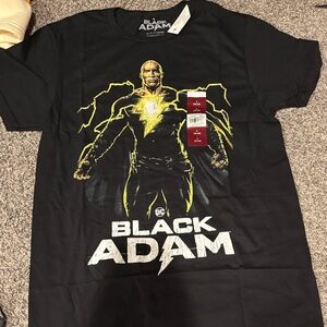 DC Black Adam Graphic Tee - Black and Yellow